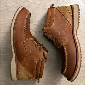 Clarks Men's Brown Mahale Mid  Chukka Leather Boot Men’s Size 10.5